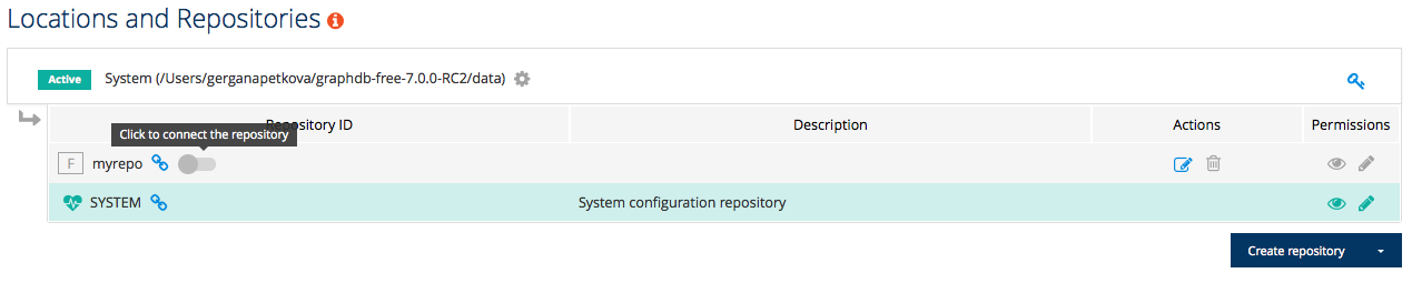 Quick start guide — GraphDB SE 7.0 documentation